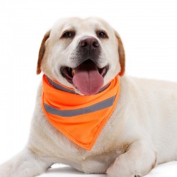 Custom Cotton Dog Bandana Polyester Sublimation Printed Dog Bandana Reflective Dog Bandanas
