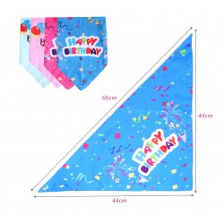 Custom Pet Birthday Scarfs Bandana Scarfs for Party Dog Bibs