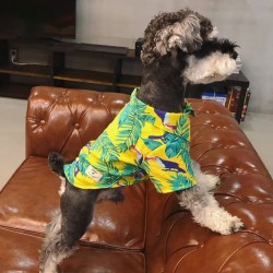 Custom Pet Hawaiian Shirts Style Designer Pet Shirts Puppy Luxury Brand Fashion Doggy Clothes Apparel
