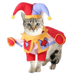 Custom Chucky Dog Costume Pet Chucky Dog Clothes Chucky Doll Holding a Knife Halloween P Autumn Winter Clothes