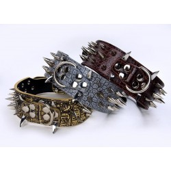 Pet Collar With Vintage Pattern for Dog Collar