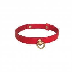 Pet Collar With Cowhide Leather Small Pets
