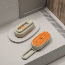 Custom Pet Spray Comb PETPAWJOY USB Charge Cat Massage Brush