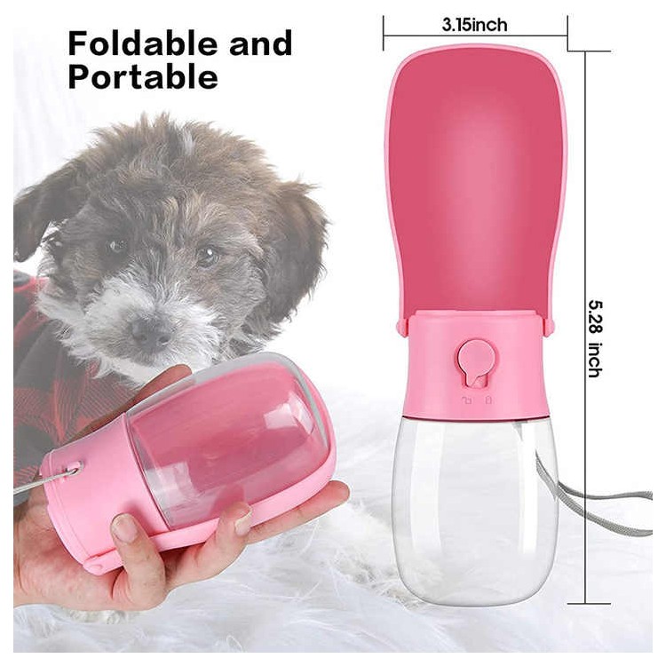 Custom Dog Food Feeders Portable Dog Drinking Water Bottle with Food Feeder for Travel Custom Dog Food Feeders Portable Dog Drinking Water Bottle with Food Feeder for Travel