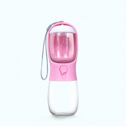 Custom Dog Food Feeders Portable Dog Drinking Water Bottle with Food Feeder for Travel