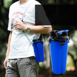 Leak-Proof Dog Water Bottle Dual Pet Feeder Best Pet Travel Water Bottle for Walking and Travel