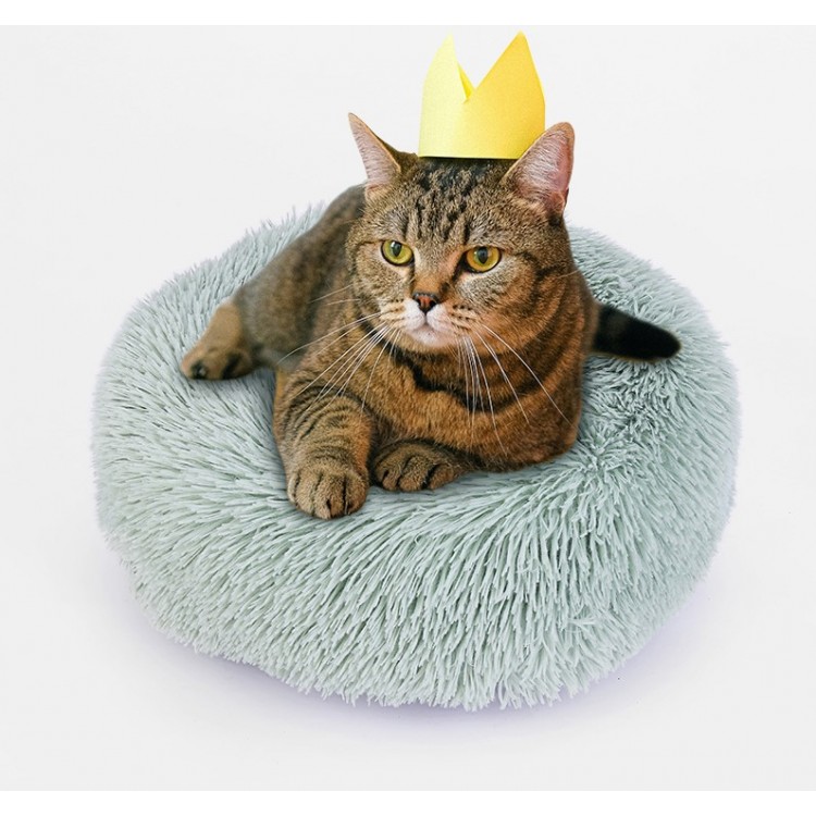 Wholesale Pet Fleece Bed Plush Donut shape Cat Sleeping Bed Wholesale Pet Fleece Bed Plush Donut shape Cat Sleeping Bed