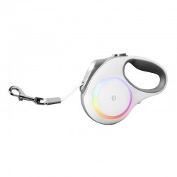 Wholesale Automatic Leash Retractable Dog Collar With LED