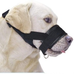 Wholesale Adjustable Dog Muzzle Soft Nylon Breathable Muzzle