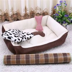 Custom Pet Comfortable Bed Luxury square Bed for pets