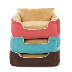 Wholesale Warm Pets Beds Large Washable Luxury Pet Dog Bed Cat Pet Sofa Bed Cat Soft Bed
