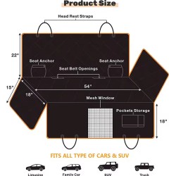 Custom Pets Seat Covers soft Material Safety Mat Dogs