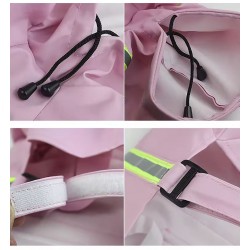 Custom Large Dog Raincoat Full Body Waterproof PU Jacket