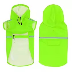 Custom Large Dog Raincoat Full Body Waterproof PU Jacket