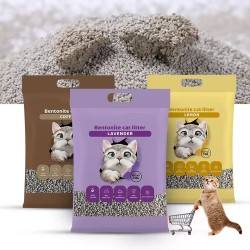 Custom Mixed Cat Litter Deodorizing Dust-free toilet flush