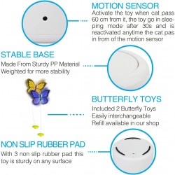 Wholesale Cat Butterfly Toy & Automatic Electric Plastic Toy