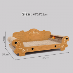 Custom Cat Scratching Sofa and Cardboard Cat Bed Lounge