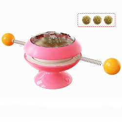 Custom Pet Windmill Toy & Turntable Cat Toy With Catnip Ball