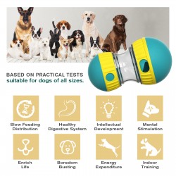 Custom Sustainable Slow Feeder Indestructible Dog Treat Dispenser Puzzle Toy Improved Pet Digestion
