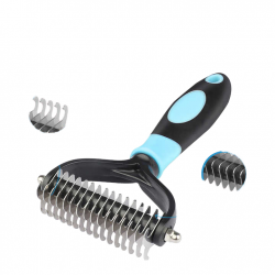 Custom Animal Grooming Set 2 Sided Steel Brush for Dogs