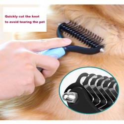 2 Sided Steel Brush for Dogs