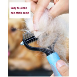 Custom Animal Grooming Set 2 Sided Steel Brush for Dogs