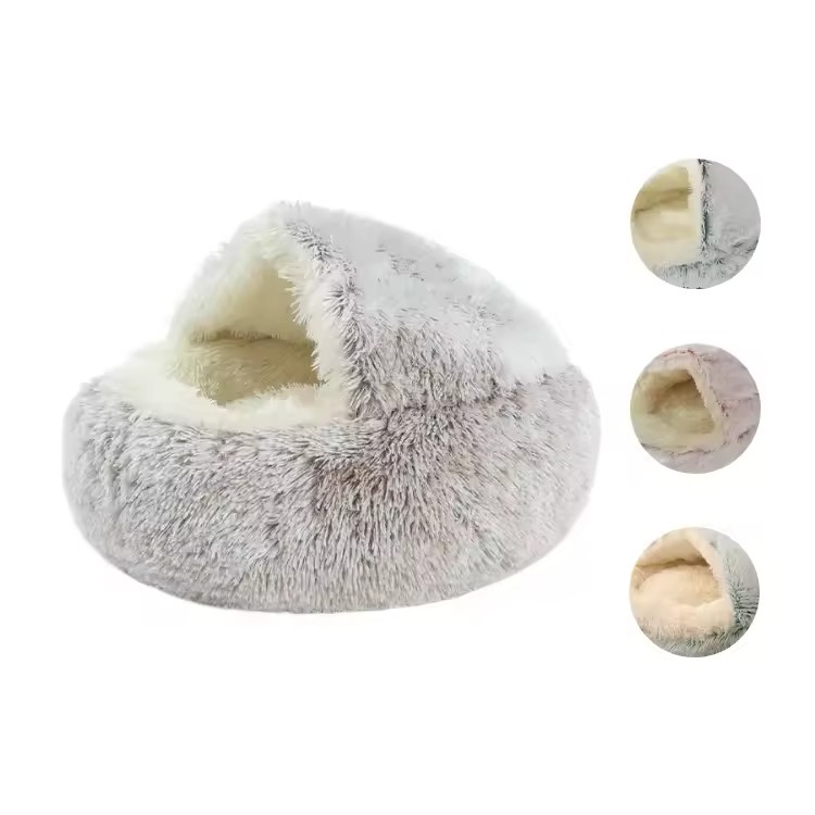 Wholesale Soft Cat Bed Plush Cave – Ideal for Rest or Feeding Wholesale Soft Cat Bed Plush Cave – Ideal for Rest or Feeding