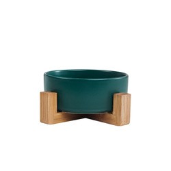 Wholesale Pet Wooden Bowl Multi-Colors Rounded Shape