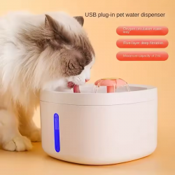 Wholesale Pet Water Fountain Plastic Cat Drinking Fountain With Box Packing for Dogs and Cats