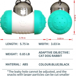 Wholesale Pet Food Feeder Leaky Ball Eco-Friendly Rubber Plastic Small Size for Play From Pet Supply Company