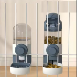Wholesale Pet Feeder Bowl New Design Water Fountain Dispenser Cage Hanging With Rounded Shape Food Bowls