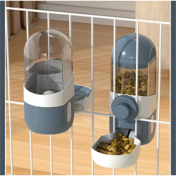 Wholesale Pet Feeder Bowl New Design Water Fountain Dispenser Cage Hanging With Rounded Shape Food Bowls