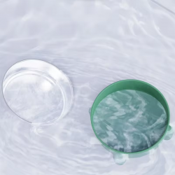 Custom Pets Feeder Bowl Rounded Cat Dog Bowl Stainless Steel Pet Sublimation Pet Silicone Food Bowl