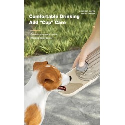 Wholesale Pet Food Feeder and Water Cups Automatic Travel Dog Feeder With PP Outdoor Water Bottle for Cats
