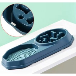Wholesale Dog Food Bowl New Anti-Slip Plastic Pet Slow Feeder Food Bowl ODM Supply Steel Material