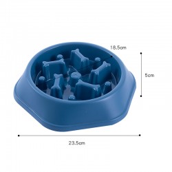 Custom Feed Pet Bowl Automatic Indoor Small Animals Cat/Dog Food Bowl Plastic Dog Eat Slowly Bowl