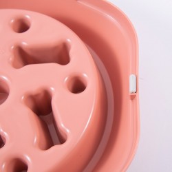 Custom Feed Pet Bowl Automatic Indoor Small Animals Cat/Dog Food Bowl Plastic Dog Eat Slowly Bowl