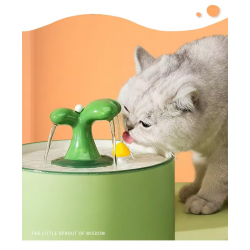 Custom Cat Water Dispenser Dogs Automatic Electric Cat Water Fountain With Quiet Pump Filter Eco-Friendly Birds