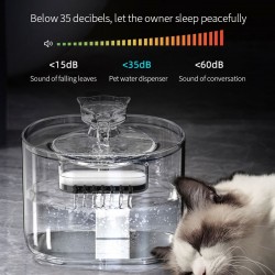 Wholesale Cat Drinking Fountain Filter Bowl Mute Running Pet Water Feeder
