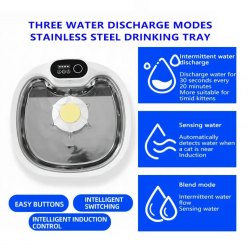 Wholesale Cat Water Fountain Stainless Steel Wireless with Auto Sensor