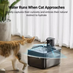 Wholesale Dogs Water Dispenser Modern Rechargeable Cat Water Fountain Wireless Technology Durable Water Bottles for Puppies