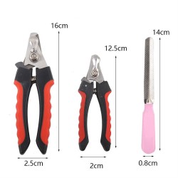 Wholesale Pet Nail Clippers Stainless Steel Dog Grooming Trimmer With Plastic Scissors for Cat Dog Nail Care