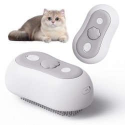 Silicone Steam Cat Brush Shampoo Massage Dog Grooming Tool