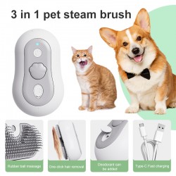 Silicone Steam Cat Brush Shampoo Massage Sustainable Dog Grooming Tool