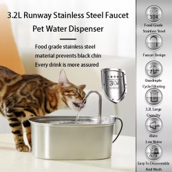 Cat Drinking Fountain