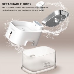 Cat Drinking Water Machine 5000mAh Wireless Automatic Circulation Constant Temperature Heating Flowing Water Unplugged