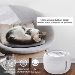 Custom Cat Drinking Fountain Pet Drinking Water Dispenser for Dog 20dB Super Silent Smart Pump Pet Water Fountain