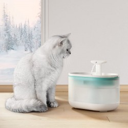 Transparent Cat Water Bowl 2.5L Automatic Pet Water Fountain Drinking Dispenser for Cats Dogs Small Pets