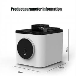 Custom Cat Water Dispenser Filter Ultra-quiet Pet Automatic Drinking Water Fountain with Sensor Control