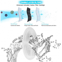 Custom Pet Drinking Dispenser Eco-friendly Automatic Dog Drinking Feeder Water Fountain